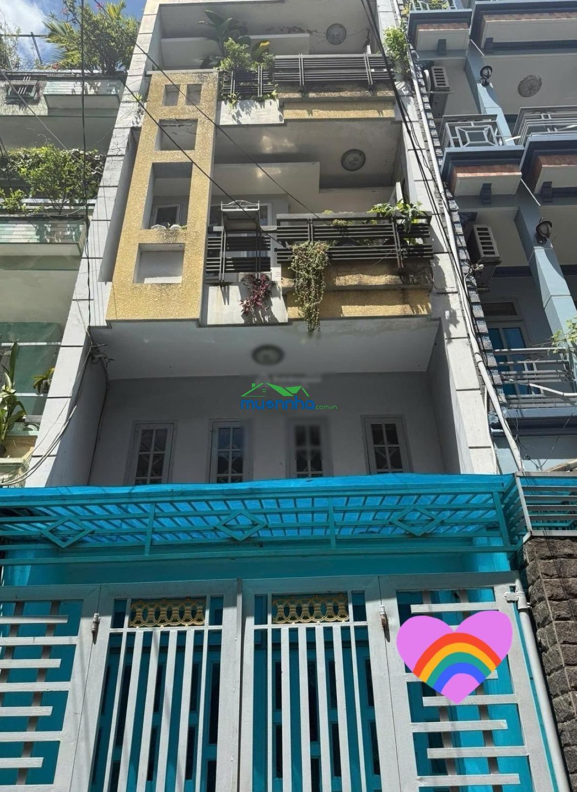 Hẻm xe hơi vào nhà-sát mặt tiền-nhà đẹp-55m2-5tầng-4pn-gần quang trung p8 gv-chỉ 6,85tỷ tl