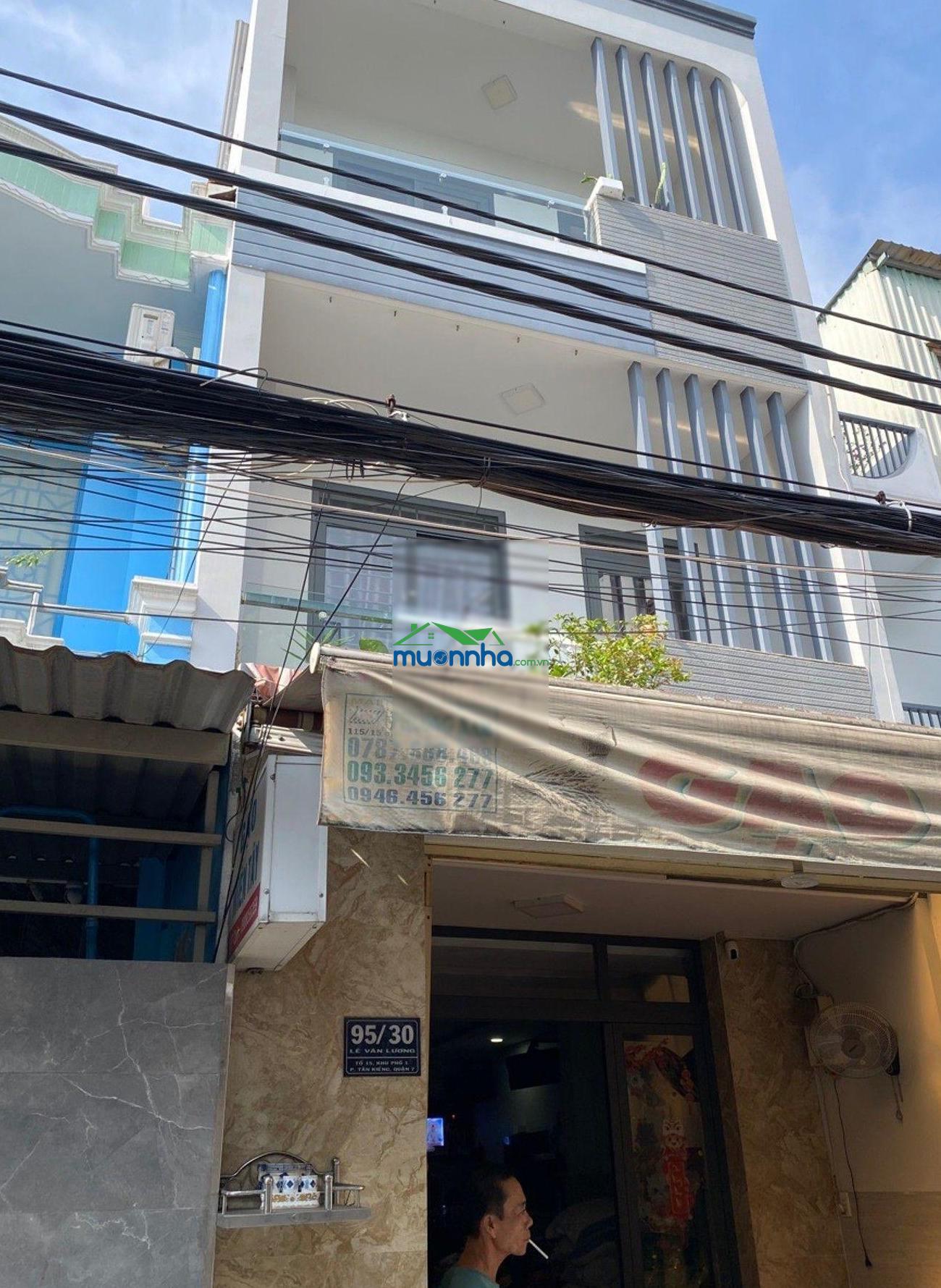 Bán nhà quận 7 - lê văn lương, đường xe hơi thông nhà 4 tầng dt. 70mv chỉ hơn 8 tỷ tl ngay chủ bán - Ảnh 3