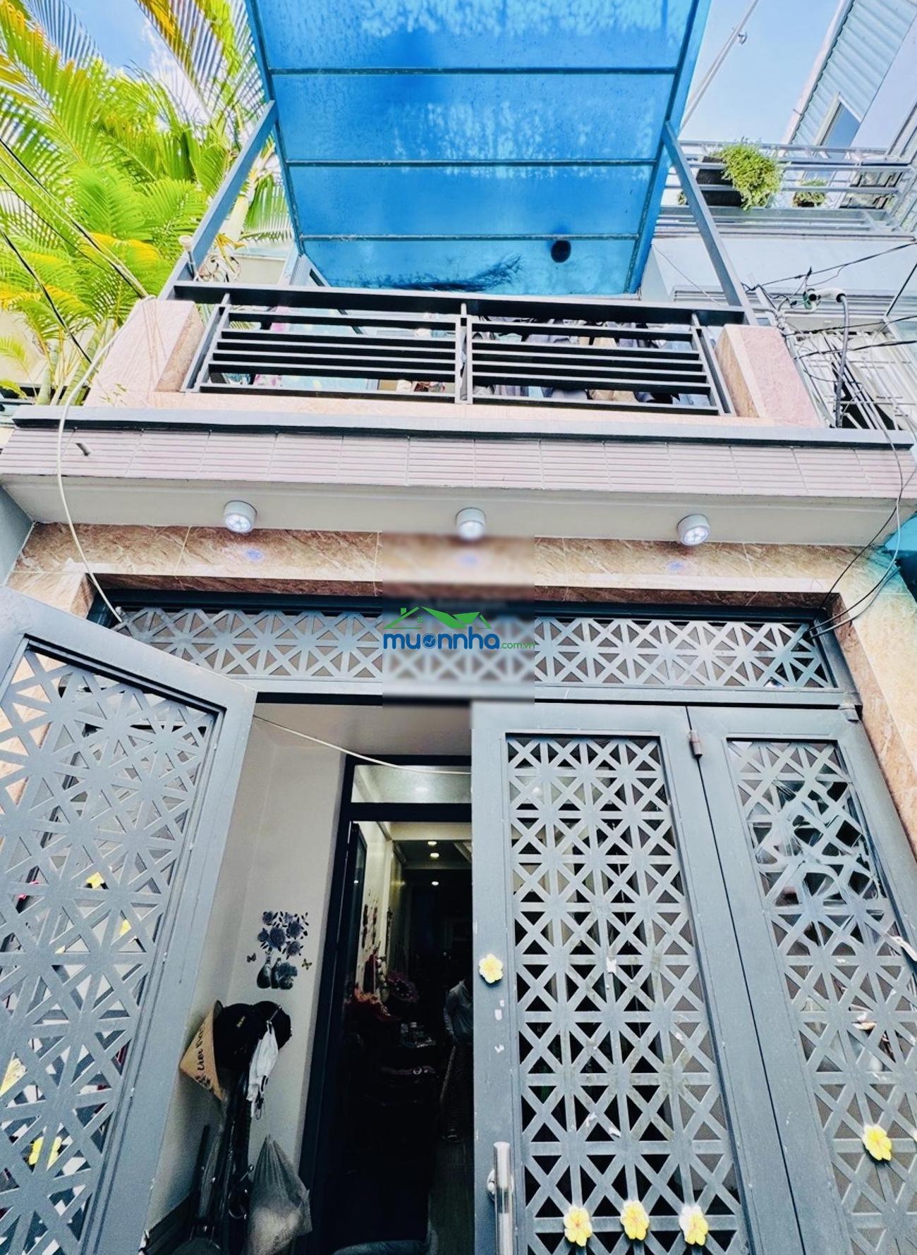 Chỉ 4,3 tỷ tl nhà 3 tầng ngay hẻm xe hơi nơ trang long, bình thạnh