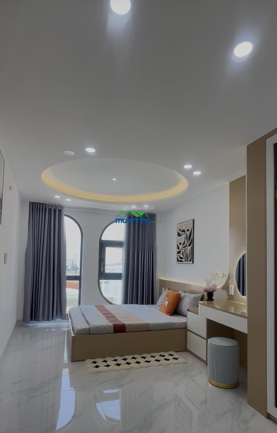 Nhỉnh 6.x t.y nhà mới 5 tầng xây mới 42.5m-nở hậu 5m-full nội thất, vào ở ngay đh công nghiệp -gv