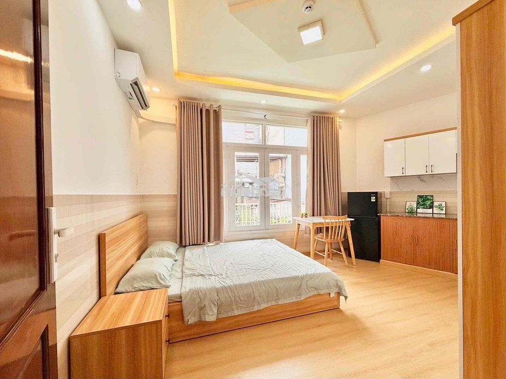 Cho thuê căn hộ studio ban công q4 gần đh luật, đh nguyễn tất thành, c - 2