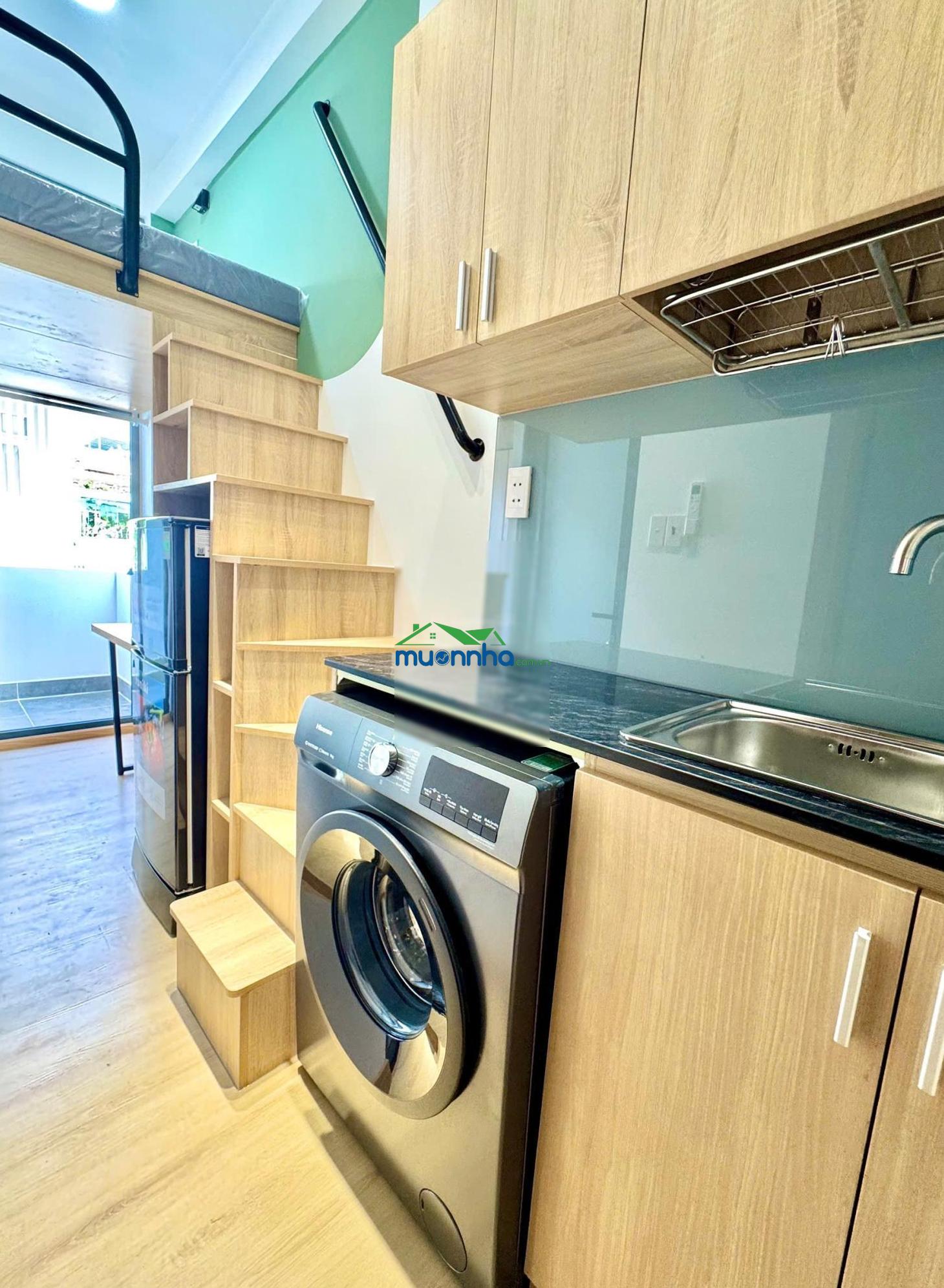 Tân bình - huỳnh văn nghệ - chdv có thang máy, 90m2 - 6 tầng, 15 phòng full nội thất - 3