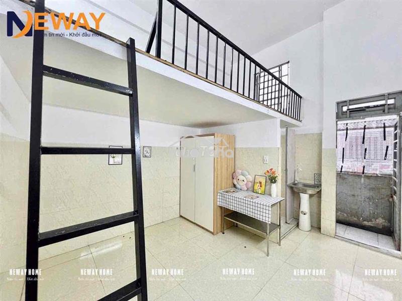 Phòng trọ gác ban công thang máy kề huit lê trọng tấn - tân phú