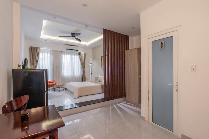 1pn tách bếp ban công, máy giặt riêng gần cầu thị nghè, thảo cầm viên, bờ kè hoàng sa, quận 1 - 3