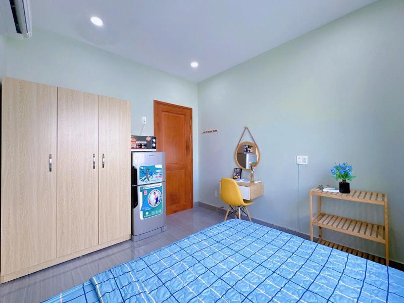 Cho thuê phòng trọ chỉ 3 phút đến huflit - đh bách khoa | phòng trọ cửa sổ lớn full nội thất - thang máy quận 10 - 2