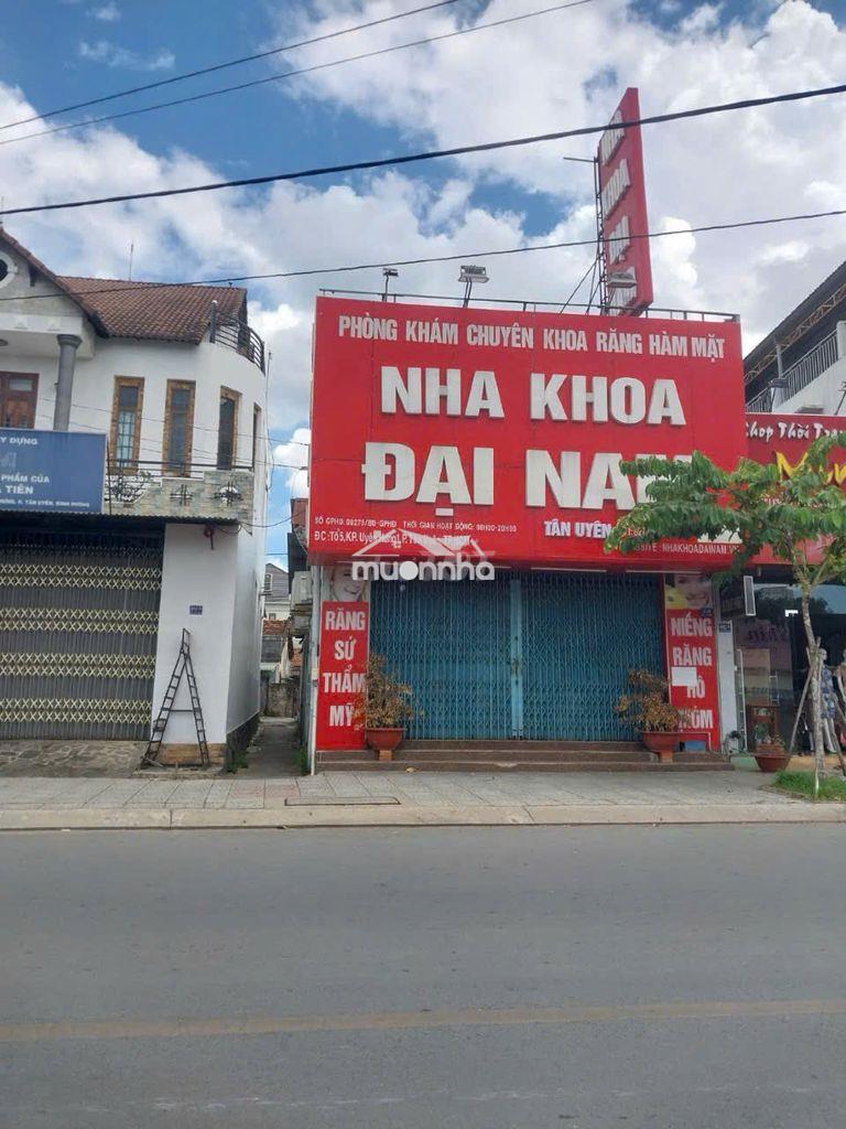 Cho thuê mb kinh doanh 160m², mặt tiền 7m, đt747 gần chợ tân uyên - 2