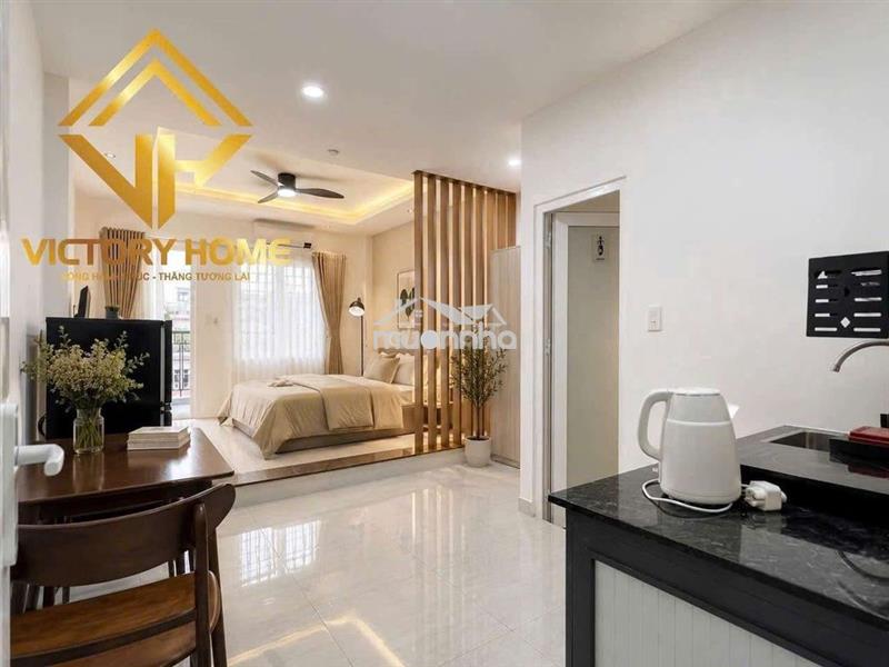 Căn hộ studio tách bếp ban công full nội thất nguyễn văn cừ quận 5 