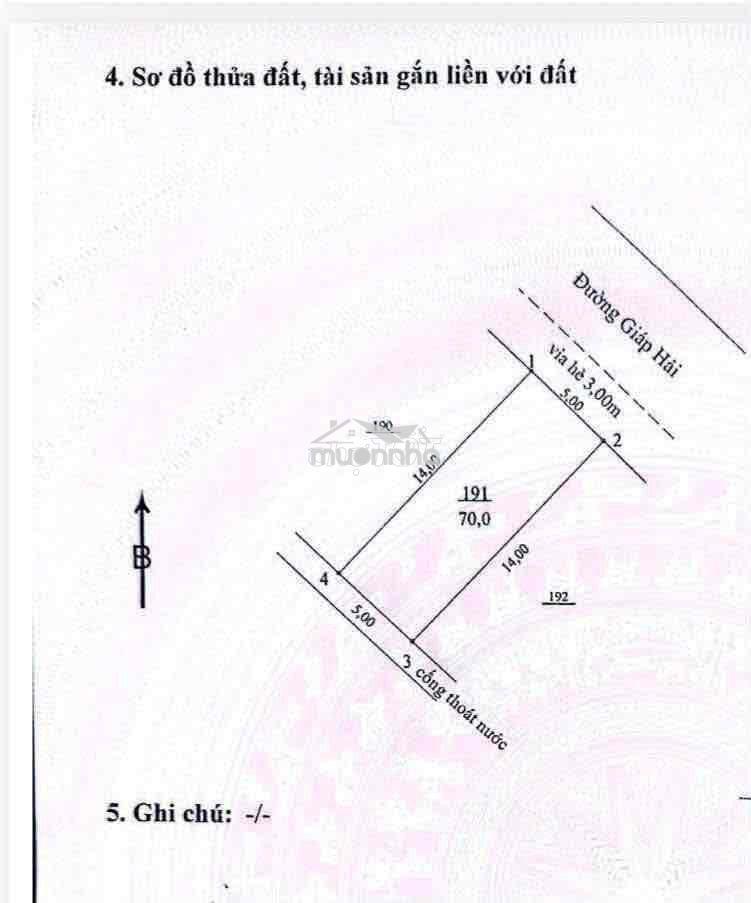 Đất mặc tiền giáp hải đuòng 5m5 khu dân trí cao sơn trà đà nẵng  diện - 2