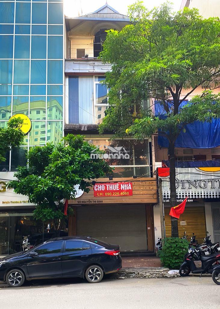 Chính chủ cho thuê nhà nguyên căn mặt phố nguyễn thị định, cầu giấy