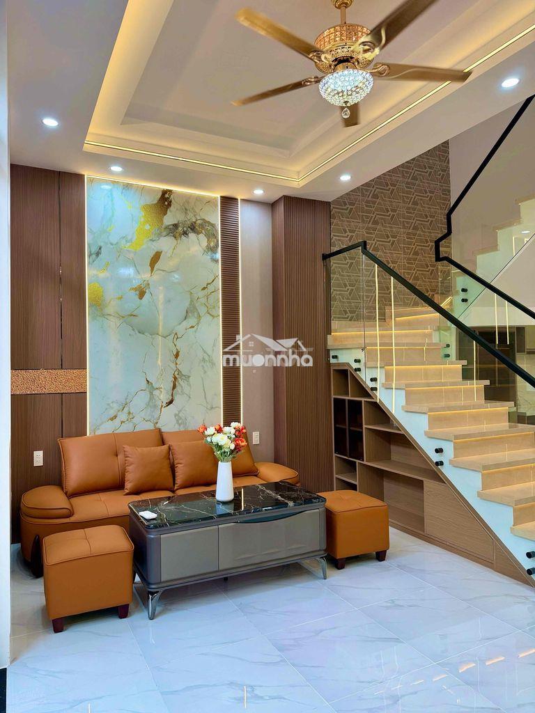 🍏🍏🍏 Nhà 1 trệt 1 lầu xây mới full nội thất hẻm 194 đường chiến lược - - 2