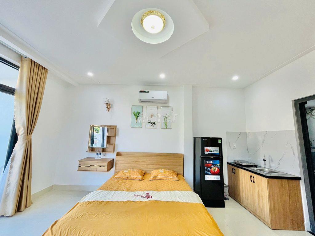 Căn hộ studio full nội thất mới xây đường cmt8 - cẩm lệ - 2