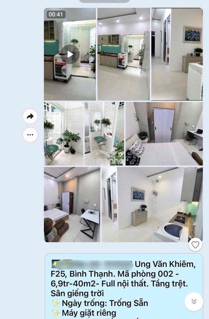 Đăng thật  có thiệt thòi ko?_1pn_40m2_giặt riêng_sân vườn_ngay hutech
