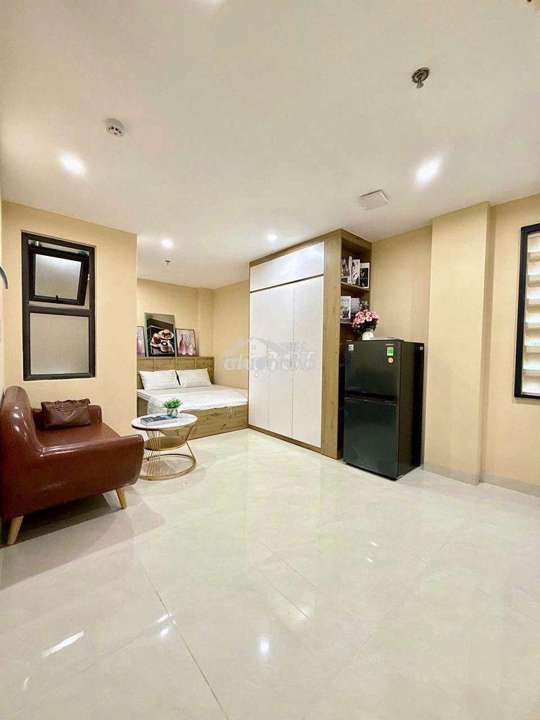 Căn hộ studio ban công 35m2 - nội thất đầy đủ gần h uef, gtvt, ftu - 2