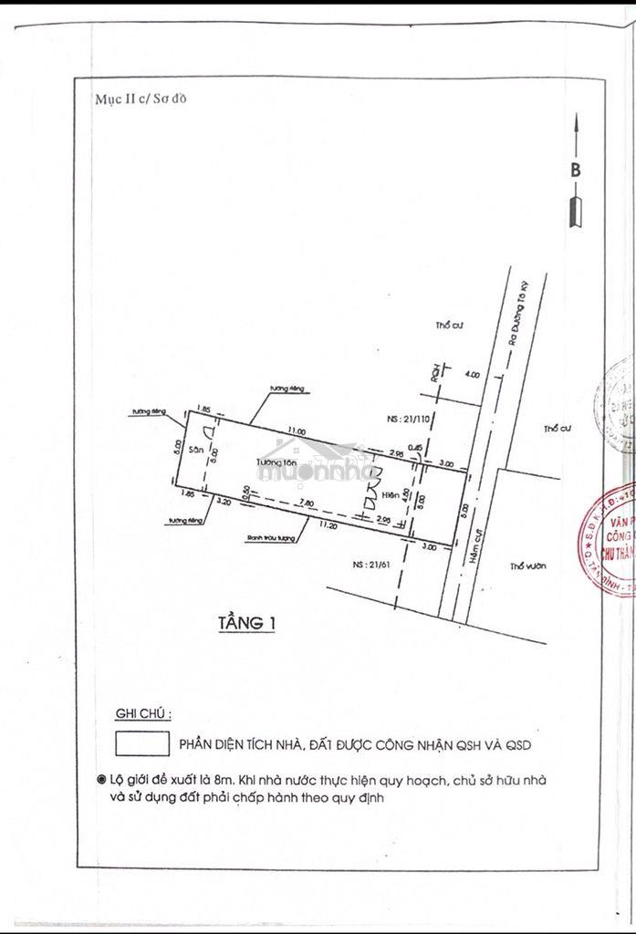 Giảm còn 4,7 ty tch34 trung mỹ tây q12 100m2 ngang 5 dài 20 =100m2 - 3