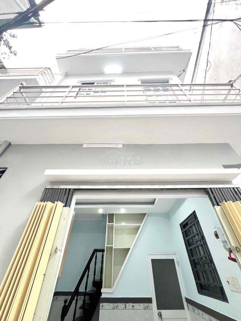 20m ra hẻm xe hơi - nguyễn văn công - 3 tầng mới đẹp ở ngay