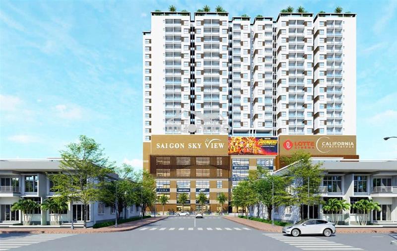 Bán nhanh suất mua saigon skyview 2pn 62m2 giá 4,1 tỷ, ký hdmb chủ đt