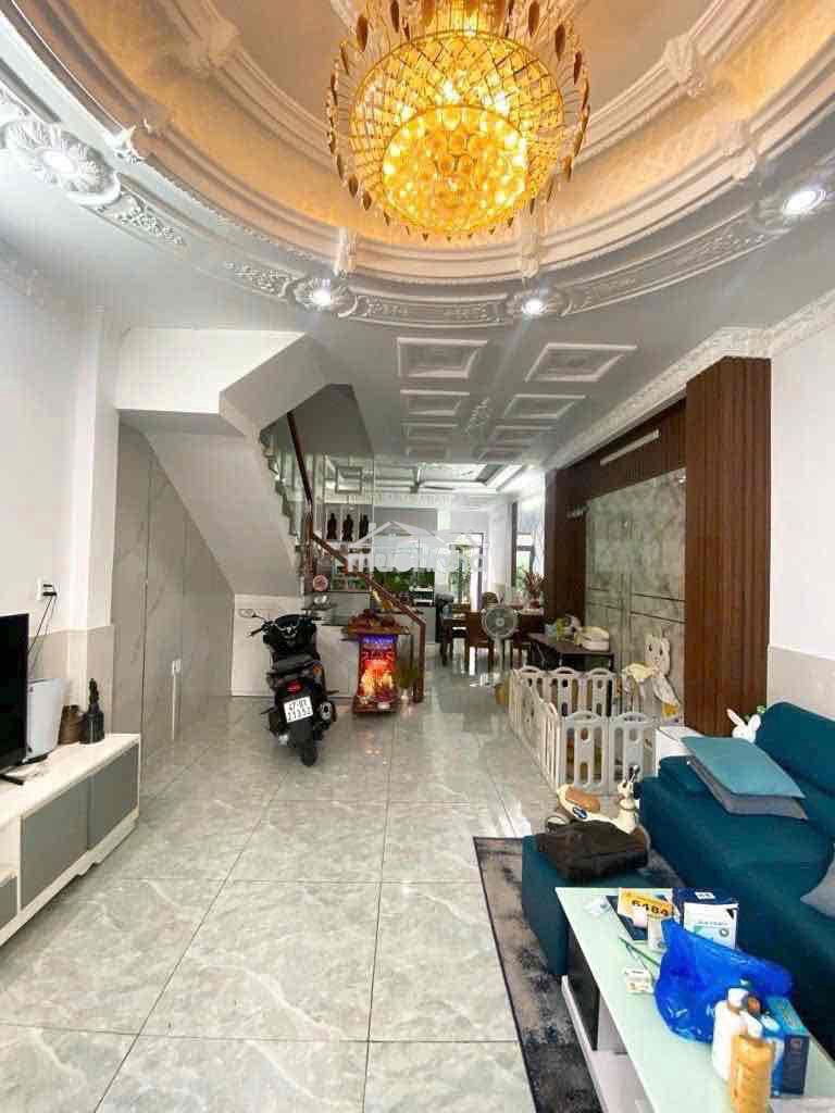 Tt nhà bè, bán nhà 3 tầng hẻm xe hơi, 4.7x21m, 5pn - ngay chợ phú xuân