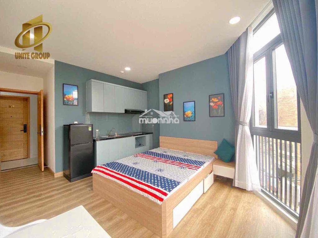 Cho thuê căn hộ tone gỗ ban công lớn gần ngã 6 lý thái tổ ngay quận 10 - 4