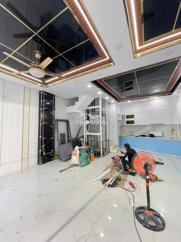 Nhà phố xây dựng mới có thang máy - đường thông 8m 2279 huỳnh tấn phát - 3
