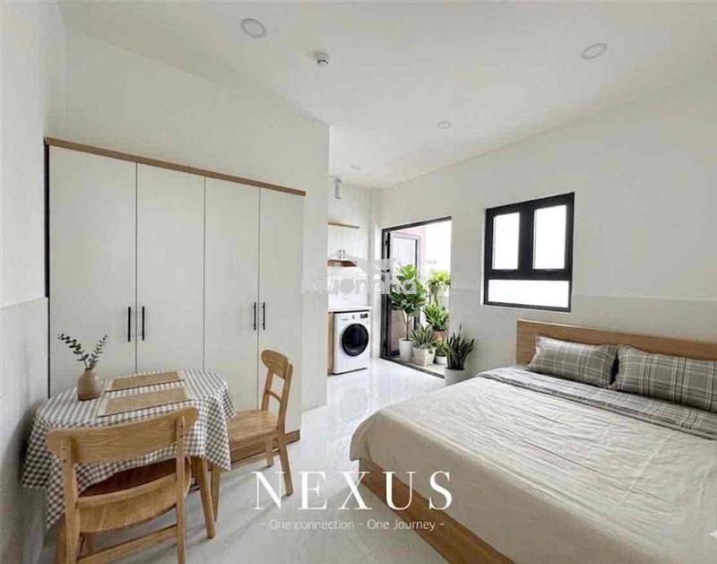 Căn hộ mới xây - full nội thất - kế chợ tân hương - máy giặt riêng