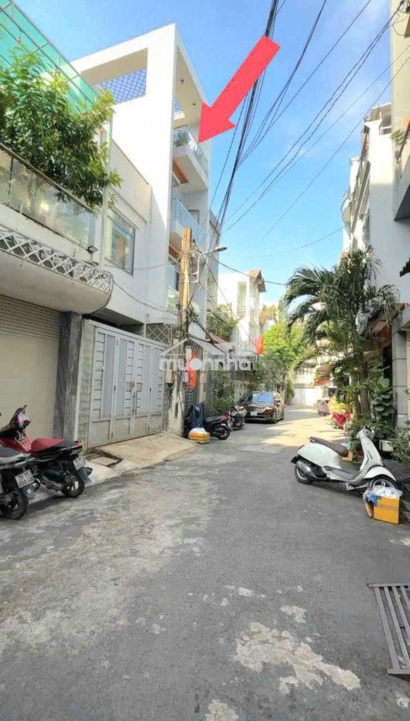 Bán nhà hẻm nhựa 3 lầu đẹp mới khu vip - 2