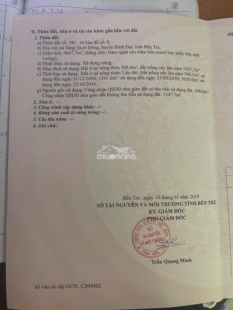 Đất chính chủ cần bán - 2