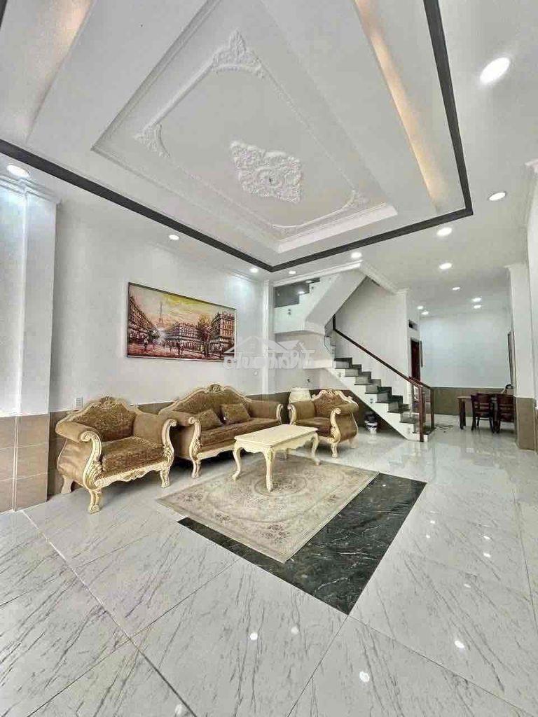 Cho thuê nhà 1 trệt 3 lầu 4pn 5wc hẻm xe hơi kdc lê thị chợ q.7 - 2