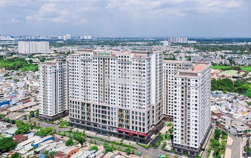 Chính chủ cho thuê ch green river, 65m2/ 2pn, full nội thất, giá 11tr