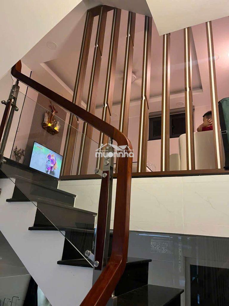 Cho thuê nhà hxh 4pn 3wc thống nhất p11 gò vấp - 2