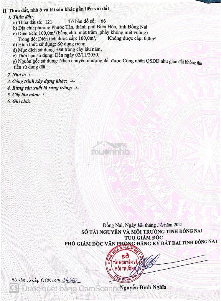Bán đất giá rẻ phước tân chính chủ, bán đất vườn tại phường phước tân