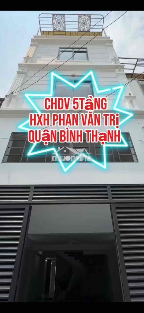 🌈 Chdv 5tầng hxh đường phan văn trị, phường 11, quận bình thạnh