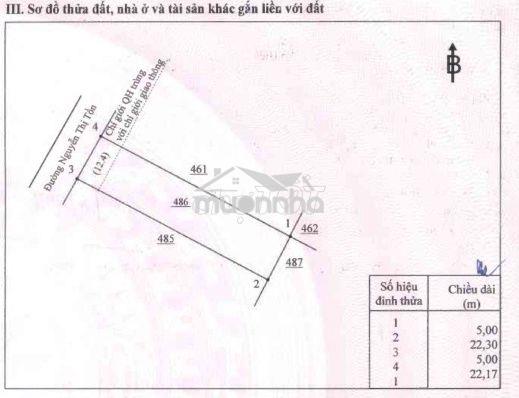 Đất mặt tiền nguyễn thị tồn , bửu hoà, bh, dn