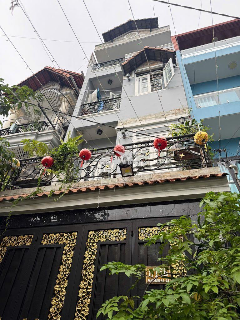 Siêu phẩm biệt thự tạ quang bửu q8 75m2 4 tầng xe hơi thông giá sốc