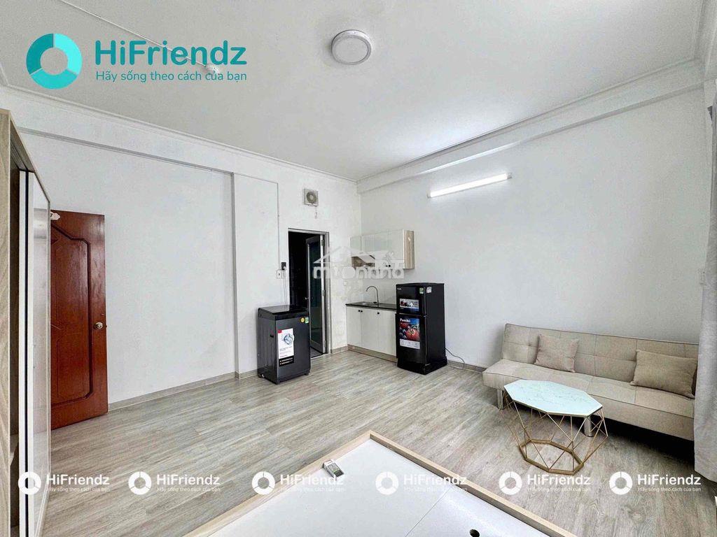 Studio cửa sổ siêu rộng thoáng gần vòng xoay lê đại hành full nội thất - 3