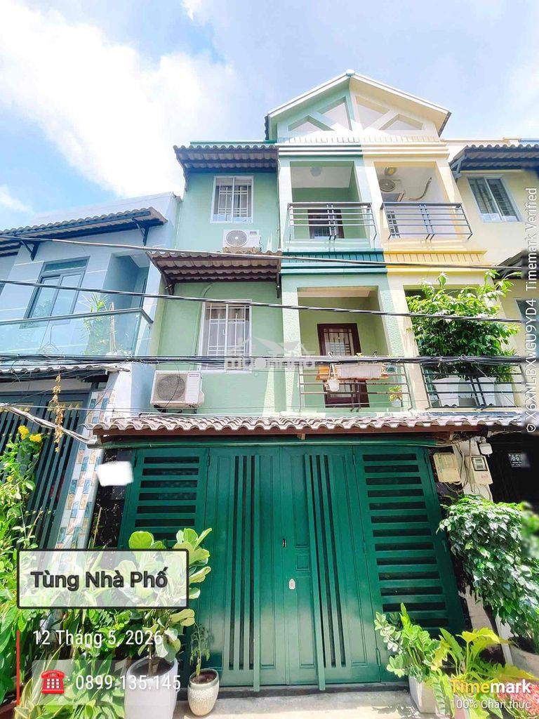 Nhà phố 3 tầng hxh phú thuận, q7, 4m x 20m, full nt, nhỉnh 5 tỷ