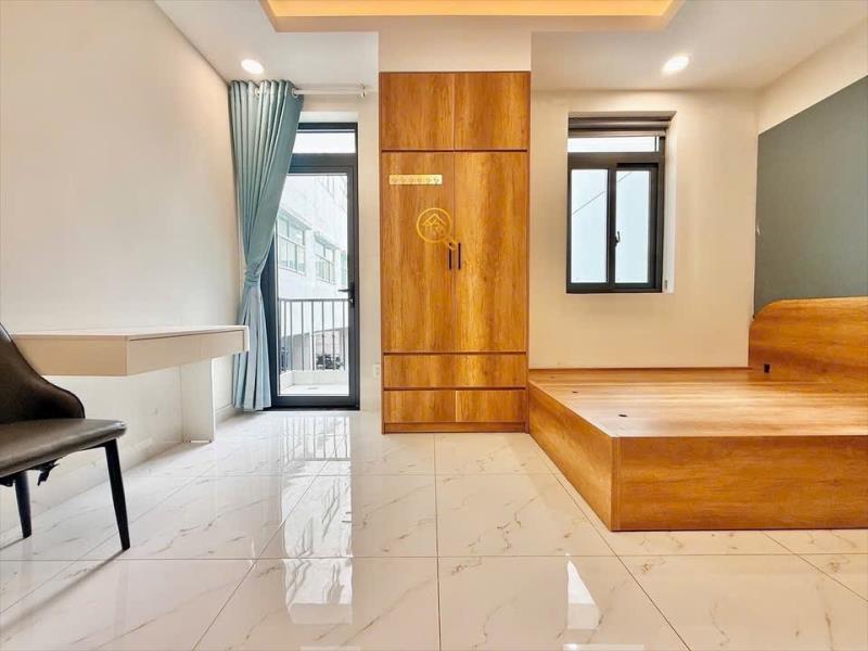 Studio ban công, thang máy, hầm xe, mgr gần đại học văn lang, học viện cán bộ, ngã tư hàng xanh, quận bình thạnh - 2