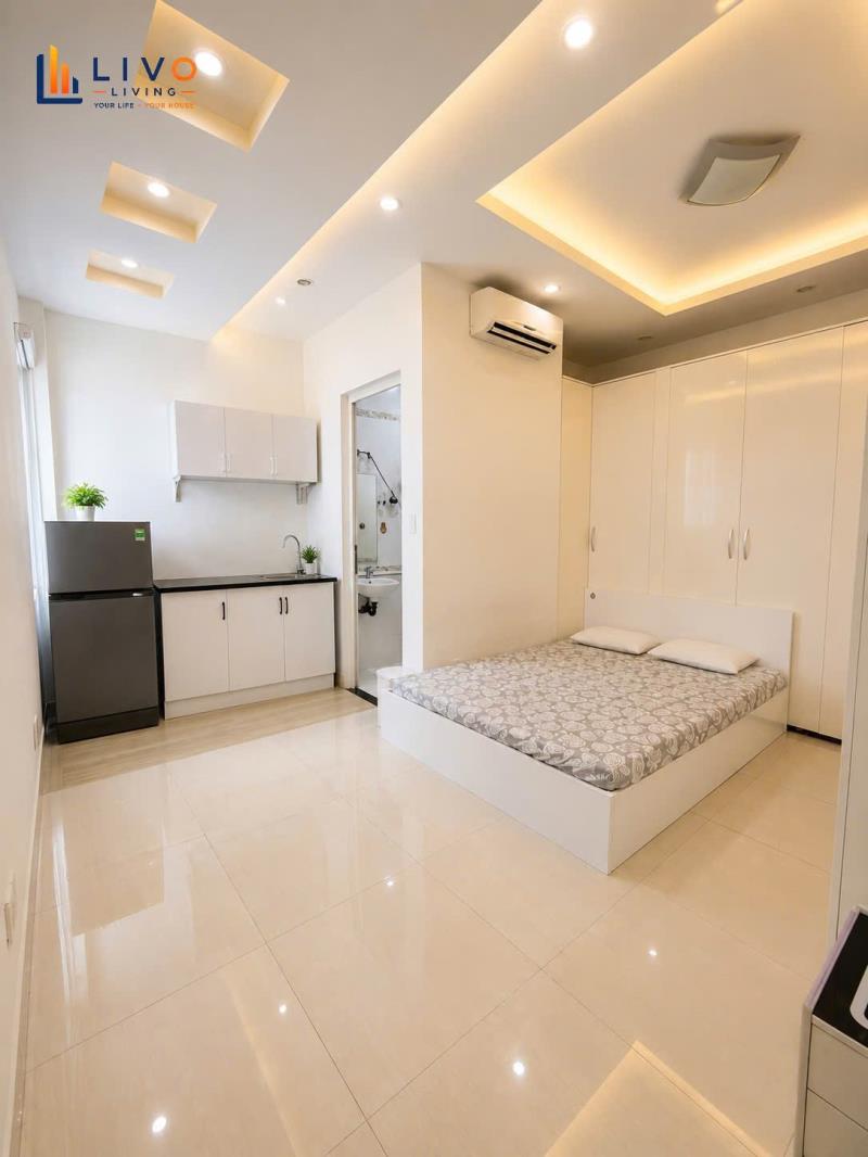 Cho thuê căn hộ 30m2 siêu rộng full nội thất mới ngay hutech, uef, hiu, vlu- hoàng hoa thám, bình thạnh