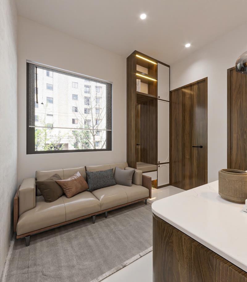 Cho thuê căn hộ 1pn rộng 55m² ban công thoáng mát – trần kế xương, phú nhuận (giáp quận 1, quận 3, bình thạnh)
