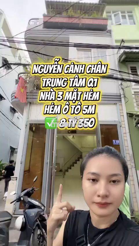 Bán nhà hẻm ô tô nguyễn cảnh chân q1 - 8.35 tỷ