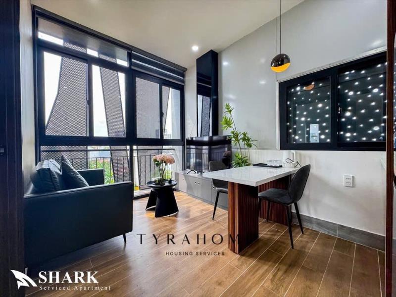Cho thuê căn hộ tách bếp - thang máy ngay khu ẩm thực phan xích long, gần cầu thị