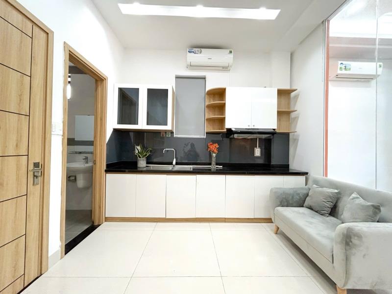 Cho thuê căn hộ 1 phòng ngủ balcony rộng 40m2 ngay khu phan xích long - ngã tư phú nhuận - cầu kiệu - 4