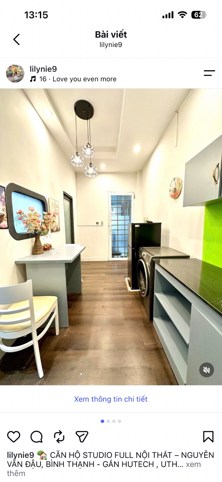 Căn hộ studio full nội thất – nguyễn văn đậu, bình thạnh - gần hutech , uth 