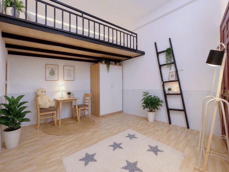 🎓 Duplex gác cao tách bếp – sát cổng trường huit tân phú