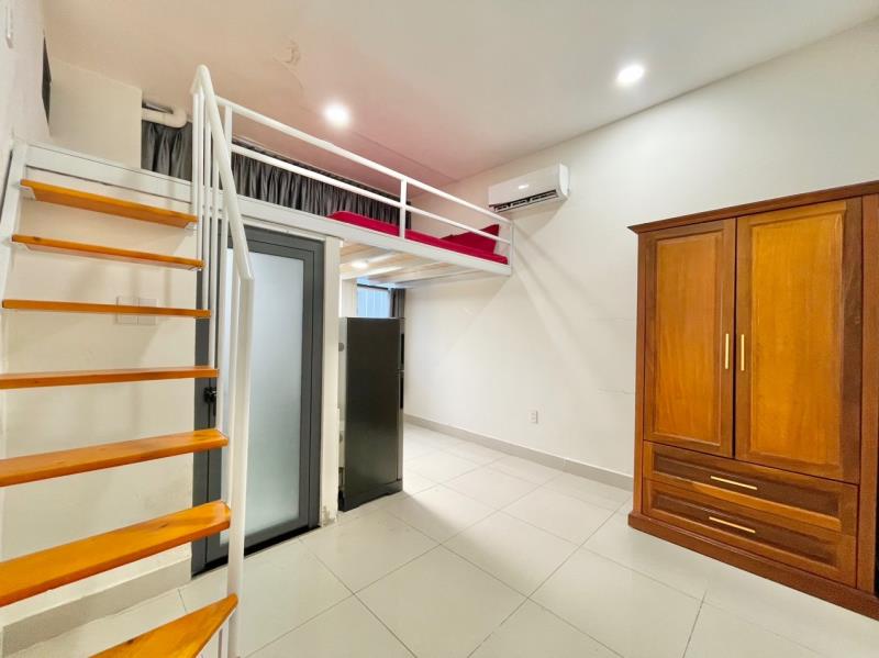 Phòng gác lửng full tiện nghi ngay đh ngoại thương