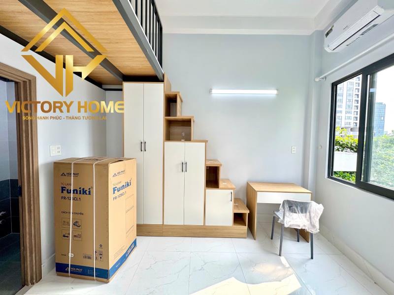 Cho thuê căn hộ có gác, mới khai trương, nguyễn văn thương, bình thạnh gần đh uth, ftu2, tiện đi metro, q1, q2 - 2