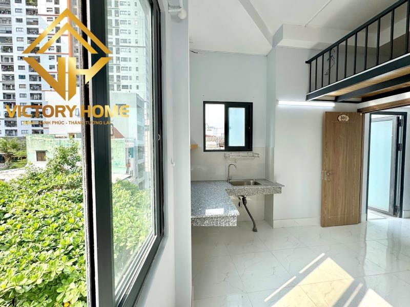 Cho thuê phòng trọ gác cao , cửa sổ trời thoáng , full nội thất đường nguyễn văn thương gần gtvt, uef, hutech , hồng bàng - 4