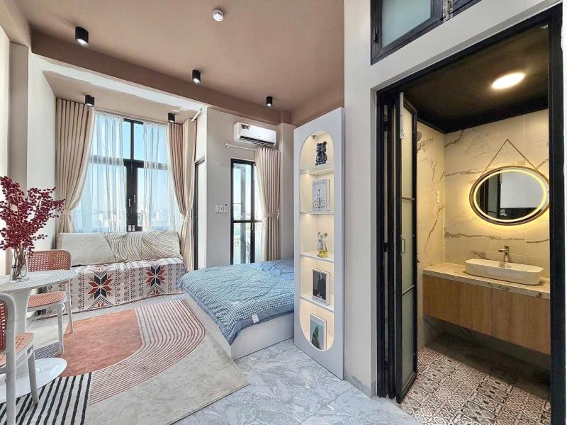 Studio ban công | full nội thất cao cấp | phòng siêu xinh | - 3