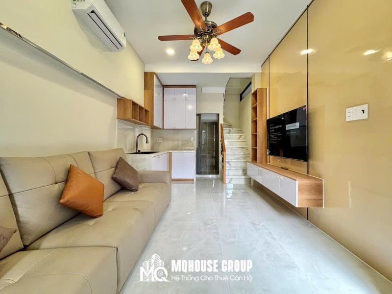 1 trệt 1 lầu 60m2 | rộng như nhà nguyên căn | nội thất luxury