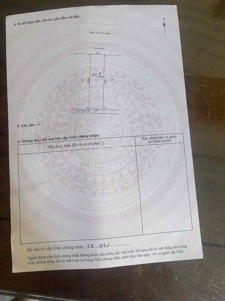 Bán đất đường 7m5. khu tdc bá tùng 3. p ngũ hành sơn. giá rẻ - 4