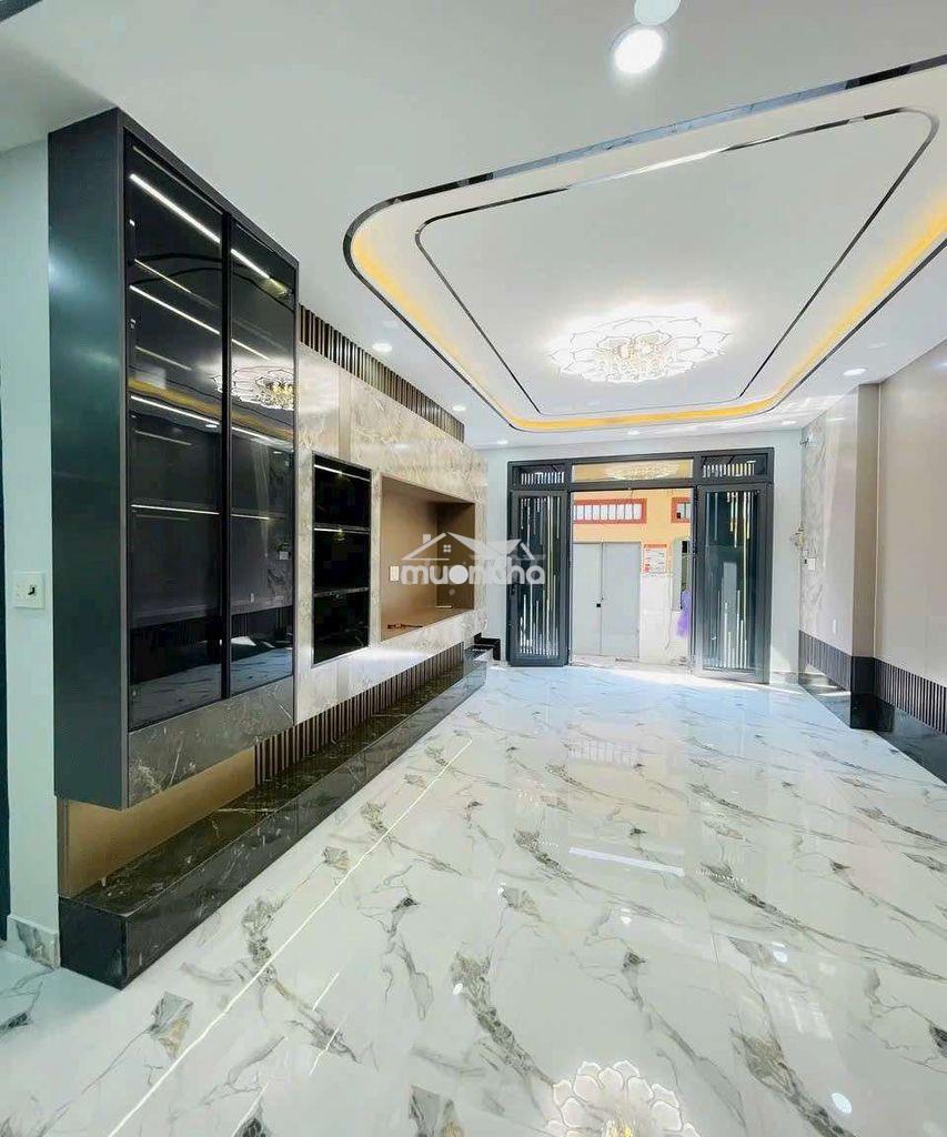 Nhà mới trệt lầu dt 5x9m full nội thất khu lý phục man - 3